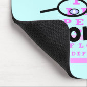 Optometrist Gifts, Eyeglassen en Eyechart Design Muismat (Hoek)