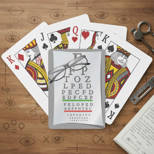 Optometrist Grafiek Speelkaarten