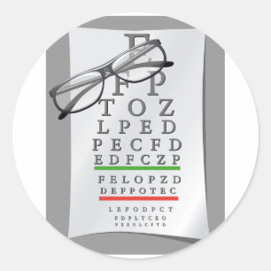 Optometrist Grafiek Stickers