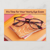 Optometrist Herinnering voor afspraak Briefkaart (Voorkant)