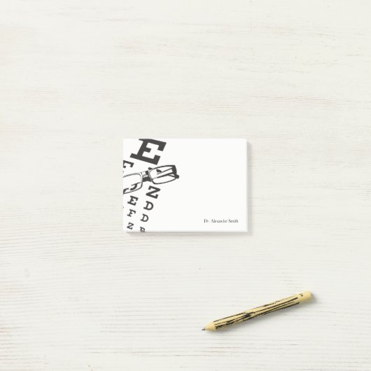 Optometrist ı Post het Nota Post-it® Notes (Op bureau)