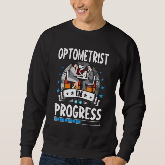 Optometrist in opleiding stagiair student trui (Voorkant)