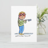 Optometrist Kaart (Staand voorkant)