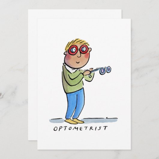 Optometrist Kaart (Voorkant / Achterkant)