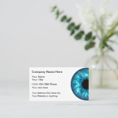 Optometrist-kaart voor een oogarts visitekaartje (Staand voorkant)