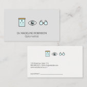 optometrist | Medisch arts | Oogonderzoek Afsprakenkaartje (Voorkant / Achterkant)