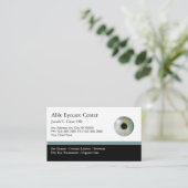 Optometrist Modern Appointment Visitekaartjes Afsprakenkaartje (Staand voorkant)