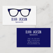 Optometrist Moderne brillen voor ogen Visitekaartje (Voorkant / Achterkant)