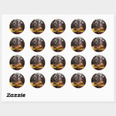 Optometrist - Nummer 1 of Nummer 2 Ronde Sticker (Vel)