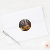 Optometrist - Nummer 1 of Nummer 2 Ronde Sticker (Envelop)