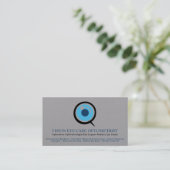 Optometrist Oftalmoloog Oogspecialist grijs Visitekaartje (Staand voorkant)