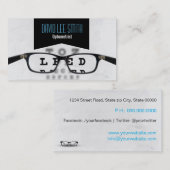 Optometrist/oftalmoloog Visitekaartje (Voorkant / Achterkant)