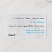 Optometrist/oftalmoloog Visitekaartje (Achterkant)