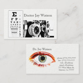 Optometrist Oftalmoloog Visitekaartje