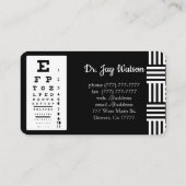 Optometrist Oftalmoloog Visitekaartje (Achterkant)