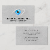 optometrist | Oog dicht Visitekaartje (Voorkant / Achterkant)