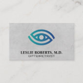 Optometrist | Oog Logo Visitekaartje (Voorkant)
