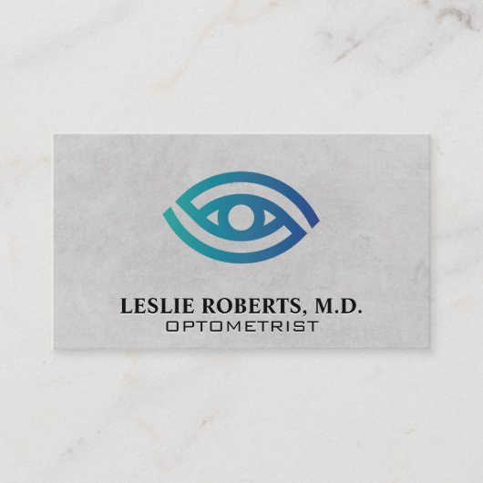 Optometrist | Oog Logo Visitekaartje (Voorkant)