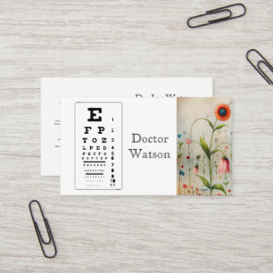 Optometrist oogarts Oog Visitekaartje
