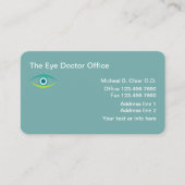 Optometrist oogarts visitekaartje (Voorkant)