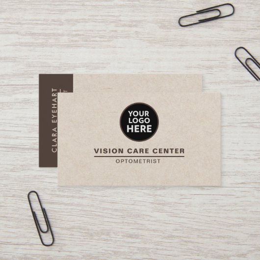 Optometrist oogarts visitekaartje (Voorkant / Achterkant in situ)
