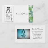 Optometrist oogheelkundige visitekaartje (Voorkant / Achterkant)