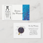 Optometrist oogheelkundige visitekaartje (Voorkant / Achterkant)