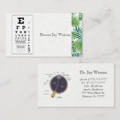 Optometrist oogheelkundige visitekaartje (Voorkant / Achterkant)