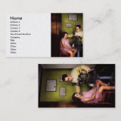 Optometrist - Oogonderzoek 1929 Visitekaartje (Voorkant / Achterkant)