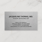 Optometrist | Oogonderzoek Afsprakenkaartje (Achterkant)