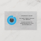 Optometrist | Oogpictogram Visitekaartje (Achterkant)