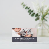 optometrist | oogspecialist | dokter visitekaartje (Staand voorkant)