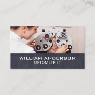 optometrist   oogspecialist   dokter visitekaartje