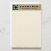 Optometrist & Oogzorg Specialisten Briefpapier (Voorkant / Achterkant)