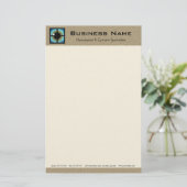 Optometrist & Oogzorg Specialisten Briefpapier (Staand voorkant)