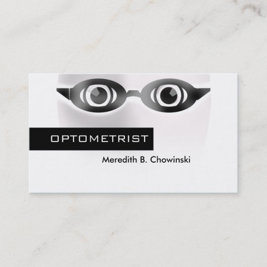 Optometrist oogzorgspecialist Visitekaartje (Voorkant)