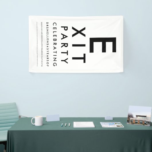 Optometrist Ophthalmologist Exit Retirement Party Spandoek (Beurs)