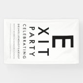 Optometrist Ophthalmologist Exit Retirement Party Spandoek (Horizontaal)