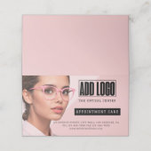 Optometrist Ophthalmologist Eyewear Business Afsprakenkaart (Buitenkant ongevouwen)