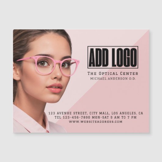 Optometrist Ophthalmology Eyewear Business (Voorkant)