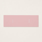 Optometrist Ophthalmology Eyewear Business Mini Visitekaartjes (Achterkant)