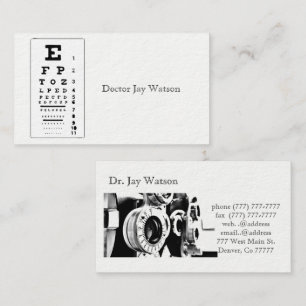 Optometrist Ophthalmoloog Eye Destiny Destiny's Visitekaartje