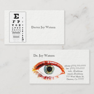 Optometrist Ophthalmoloog Eye Destiny Destiny's Visitekaartje