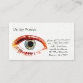 Optometrist Ophthalmoloog Eye Destiny Destiny's Visitekaartje (Achterkant)