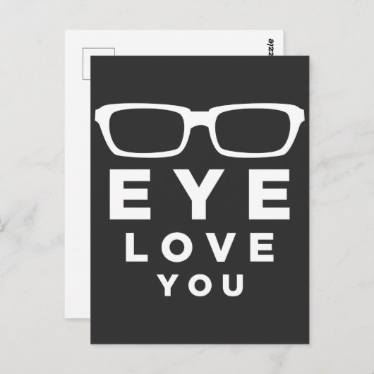 Optometrist Optician Eye Doctor Oftalmologie Fun Briefkaart (Voorkant / Achterkant)