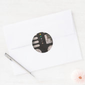 Optometrist - Optische verwarring Ronde Sticker (Envelop)