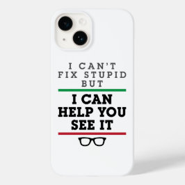 Optometrist Optometrie Oftalmologie Zie Stupid Case-Mate iPhone 14 Hoesje