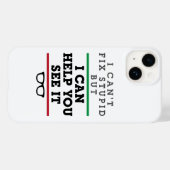 Optometrist Optometrie Oftalmologie Zie Stupid Case-Mate iPhone Case (Achterkant (horizontaal))