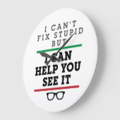 Optometrist Optometrie Oftalmologie Zie Stupid Grote Klok (Hoek)