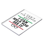 Optometrist Optometrie Oftalmologie Zie Stupid Notitieboek (Linkerzijde)